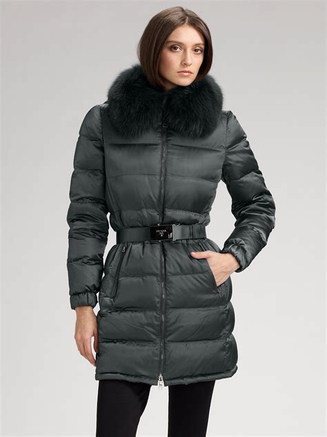 prada jacket women's|prada winter coats for women.